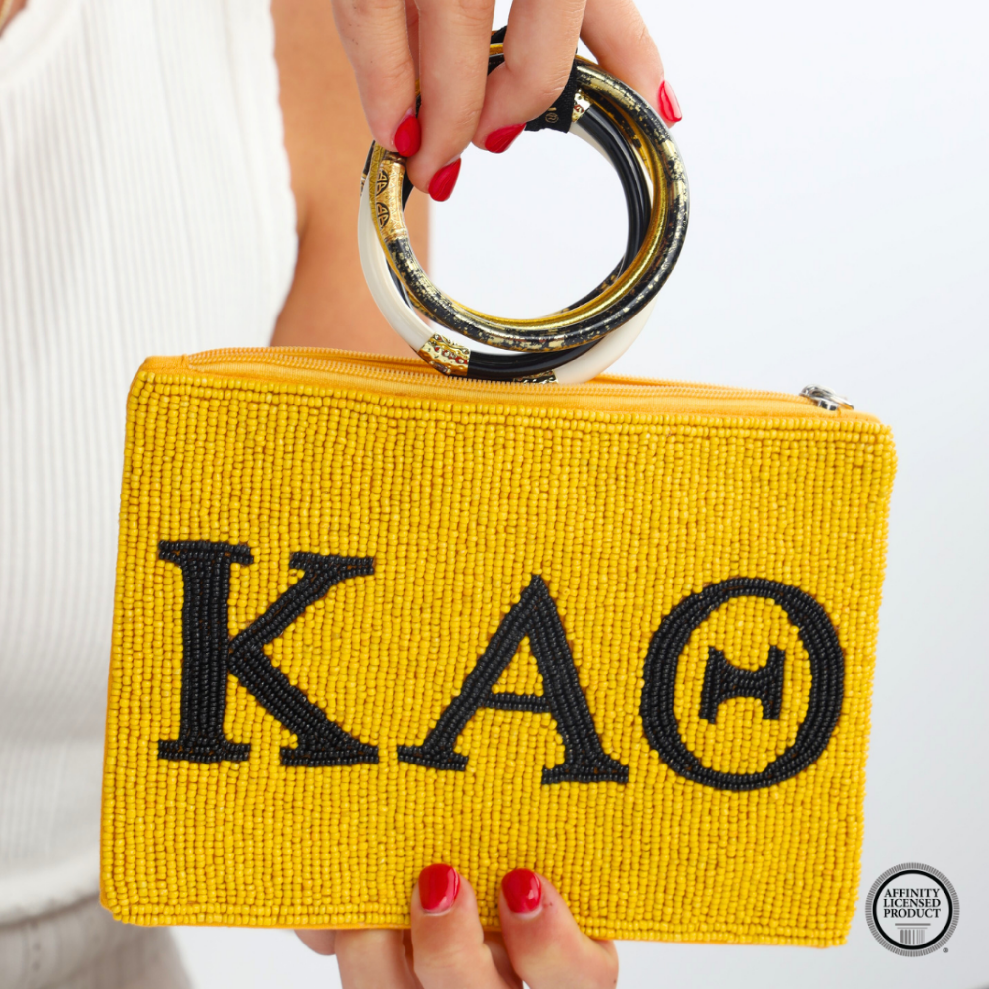 Kappa Alpha Theta Beaded Pouch