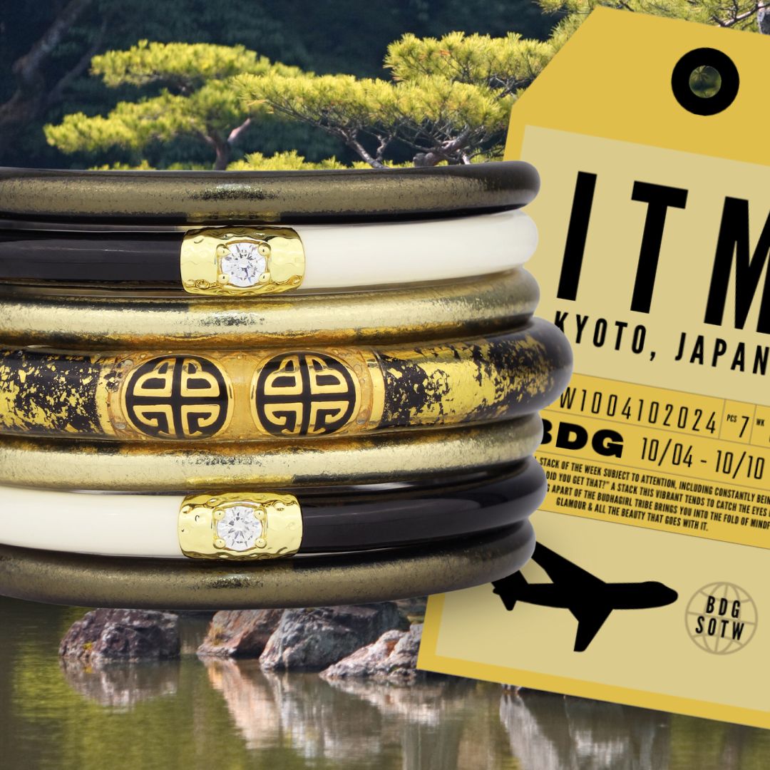 Kyoto Japan Bangle Bracelet Stack of the Week | BuDhaGirl