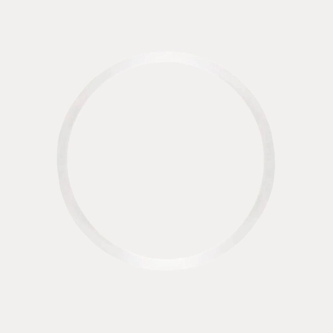 Palladium Light Gold Plated Brass "Light" Serenity Ring for Women | BuDhaGirl