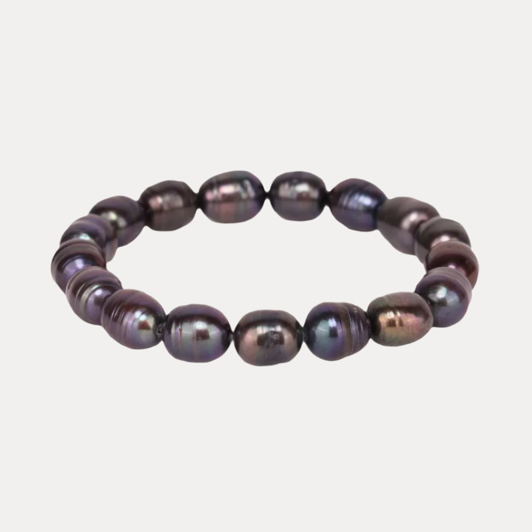 Gray Pearl Bracelet for Men | BuDhaHomme by BuDhaGirl