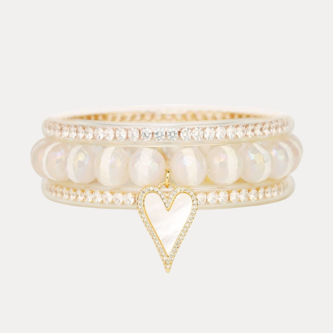 Proposal Bangle Bracelet Stack - Congratulations Taylor Swift and Travis Kelce | BuDhaGirl