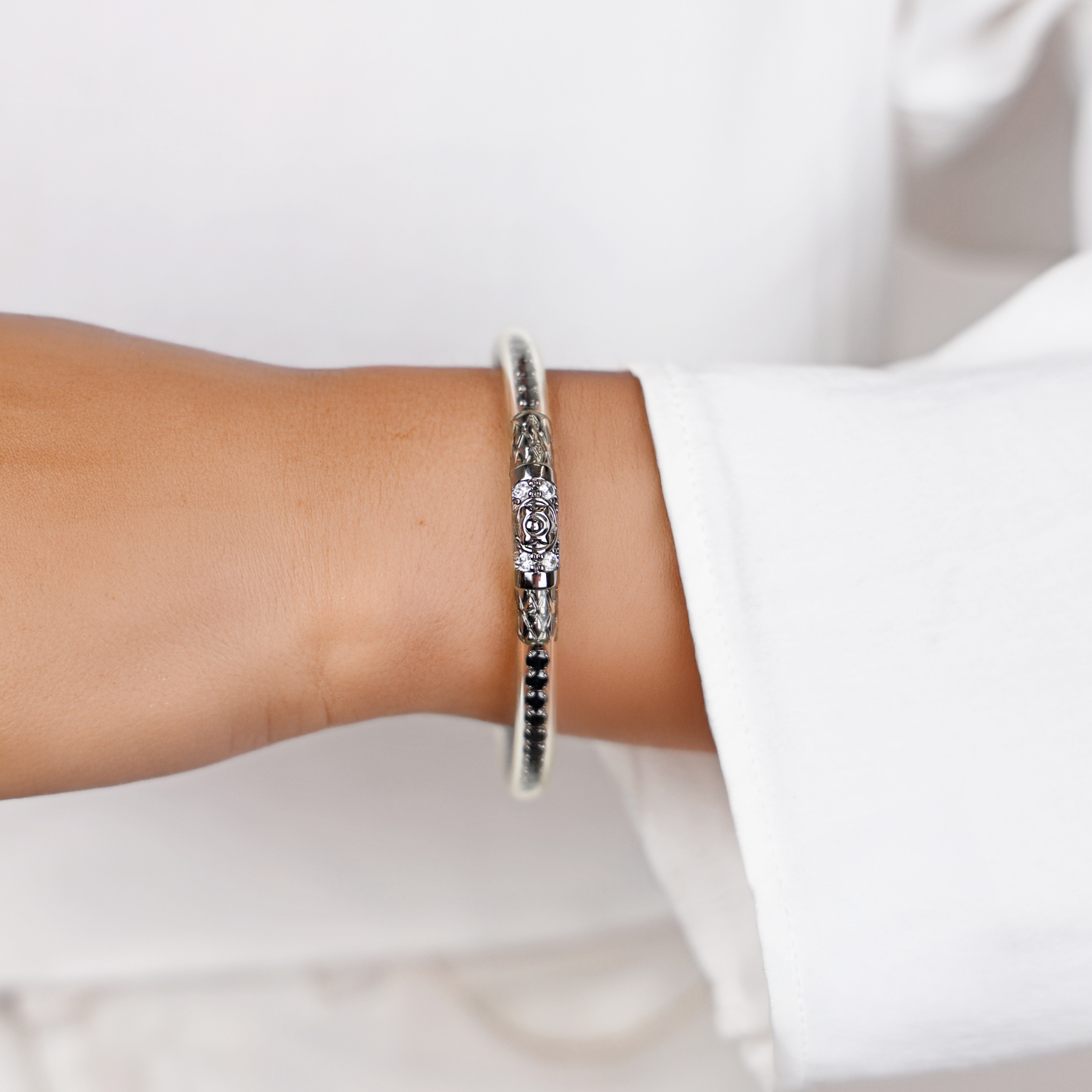 Queen All Weather Bangles® (AWB®) - Black Spinel