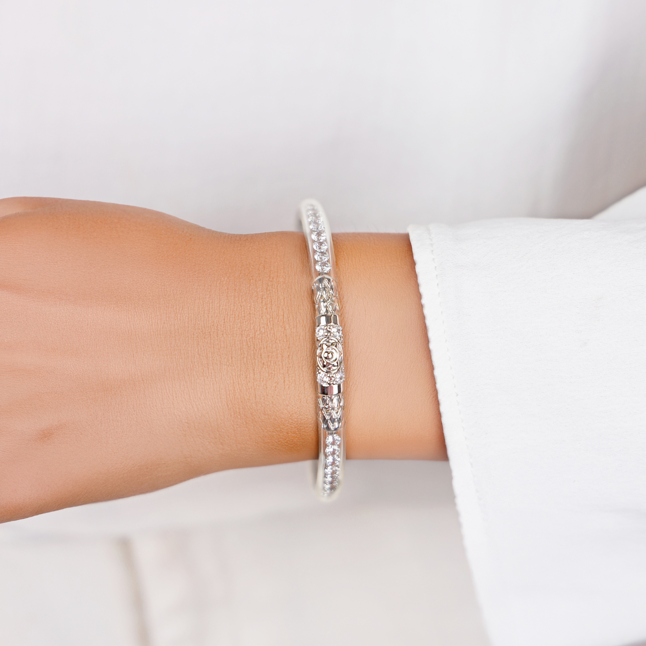 Queen All Weather Bangles® (AWB®) - Clear Crystal