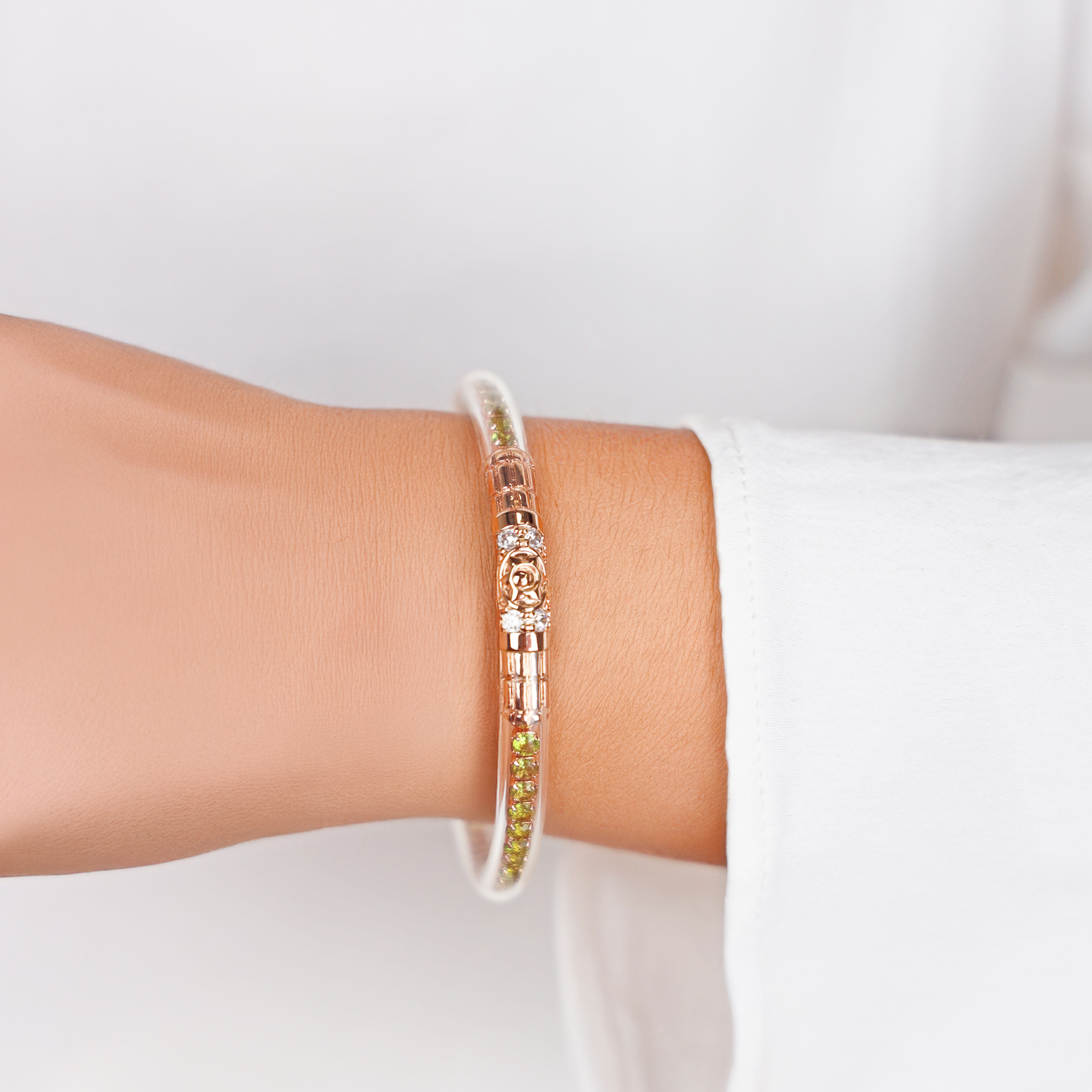 Queen All Weather Bangles® (AWB®) - Peridot