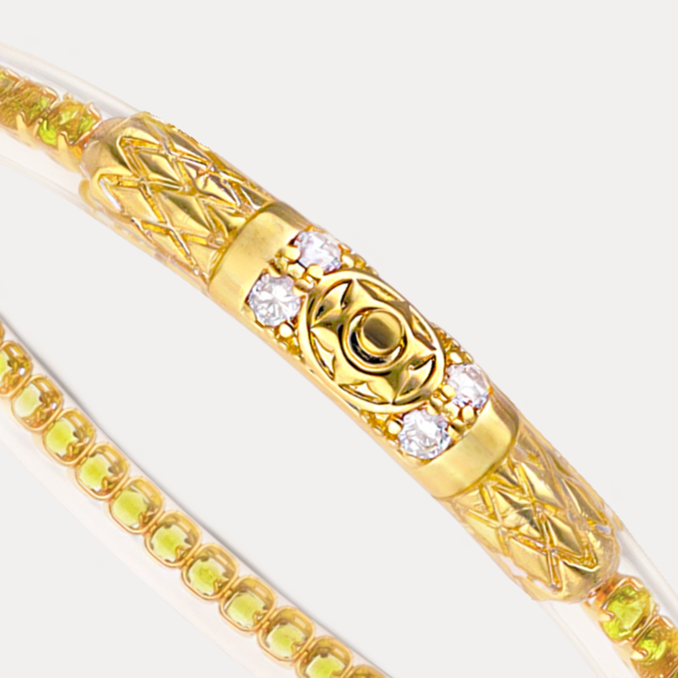 Queen All Weather Bangles® (AWB®) - Peridot