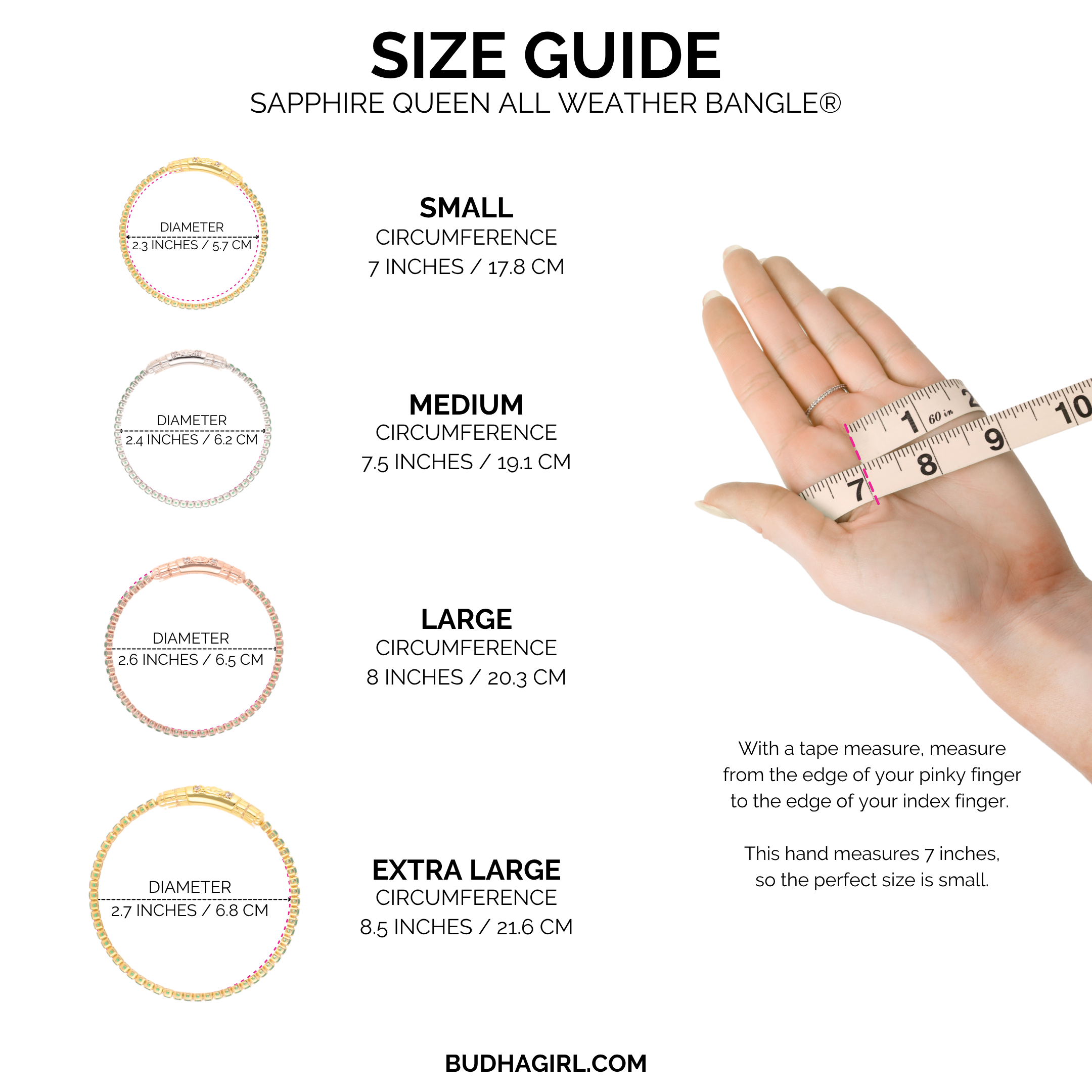 Queen All Weather Bangles® (AWB®) - Sapphire