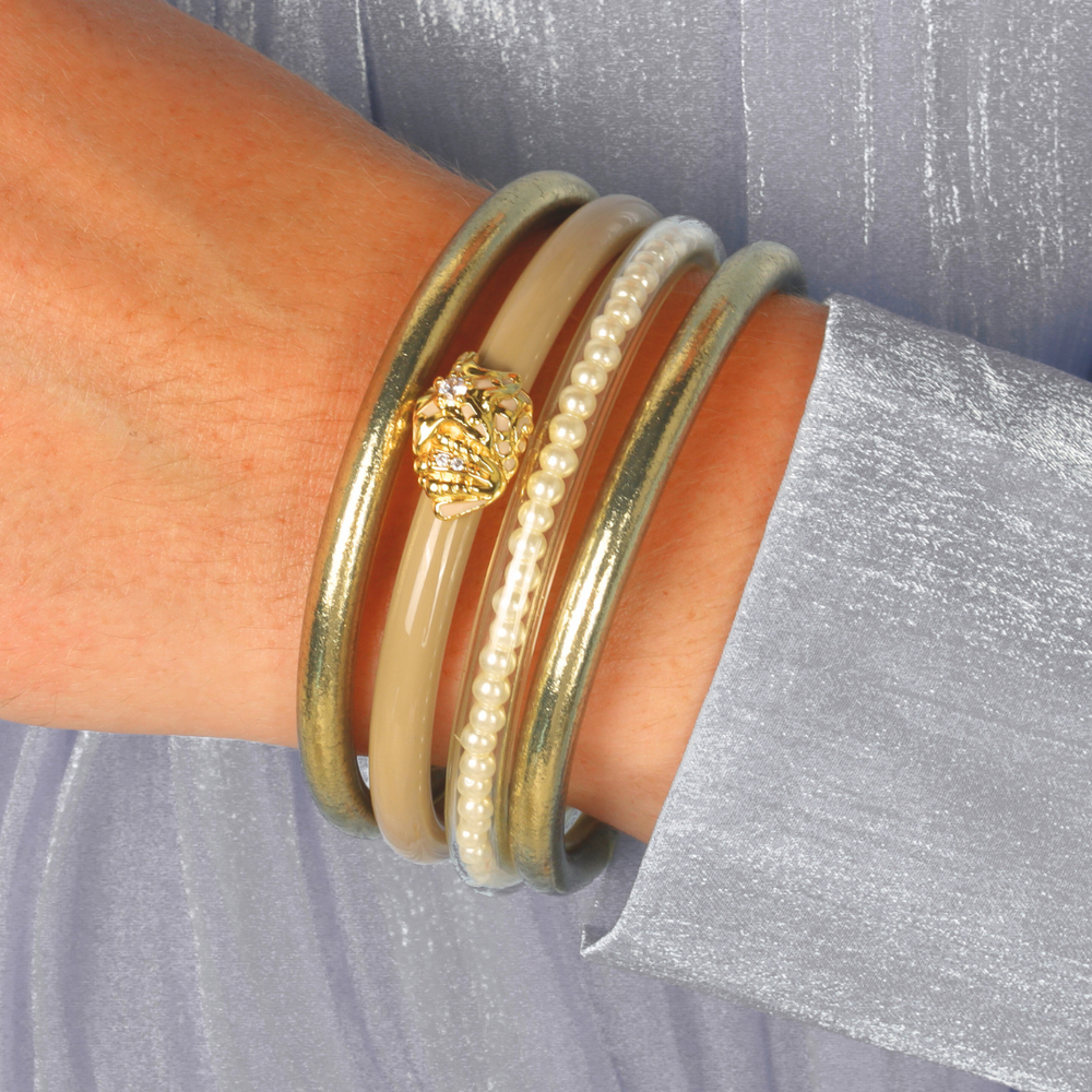Sand Shell Bangle Bracelet Stack | Limited Edition | BuDhaGirl