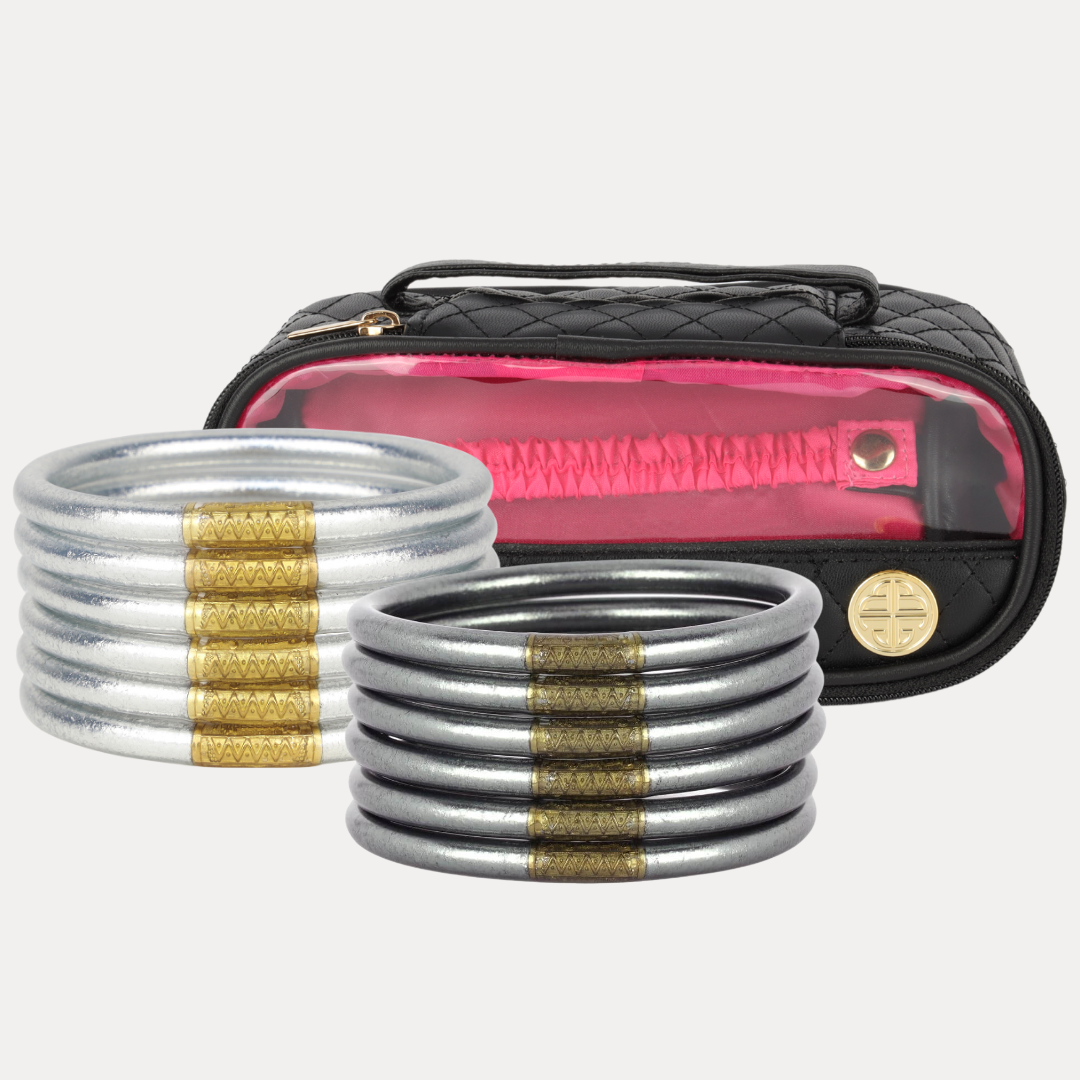 Silver & Graphite All Weather Bangles® Bundle