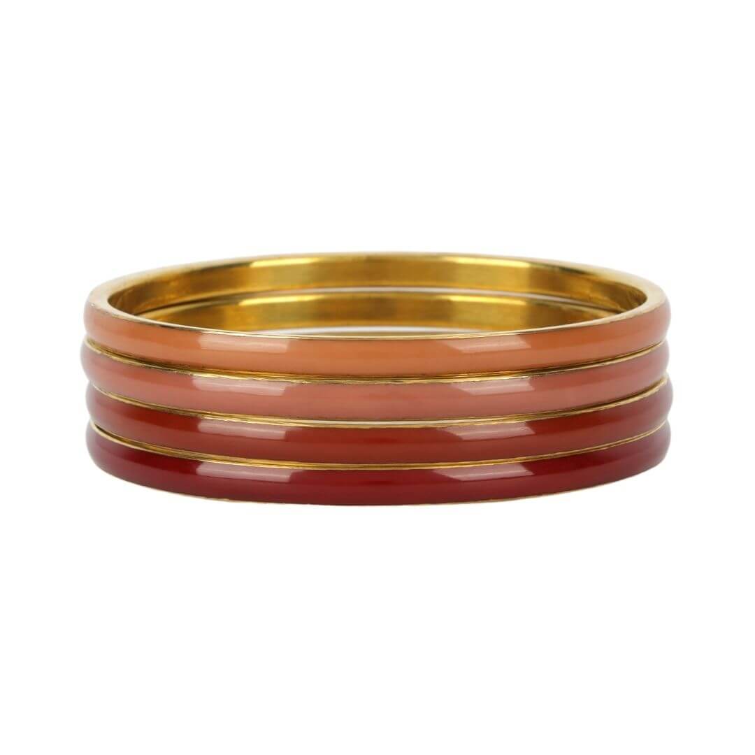 Chocolate Enamel Bangles and Bracelets | BuDhaGirl