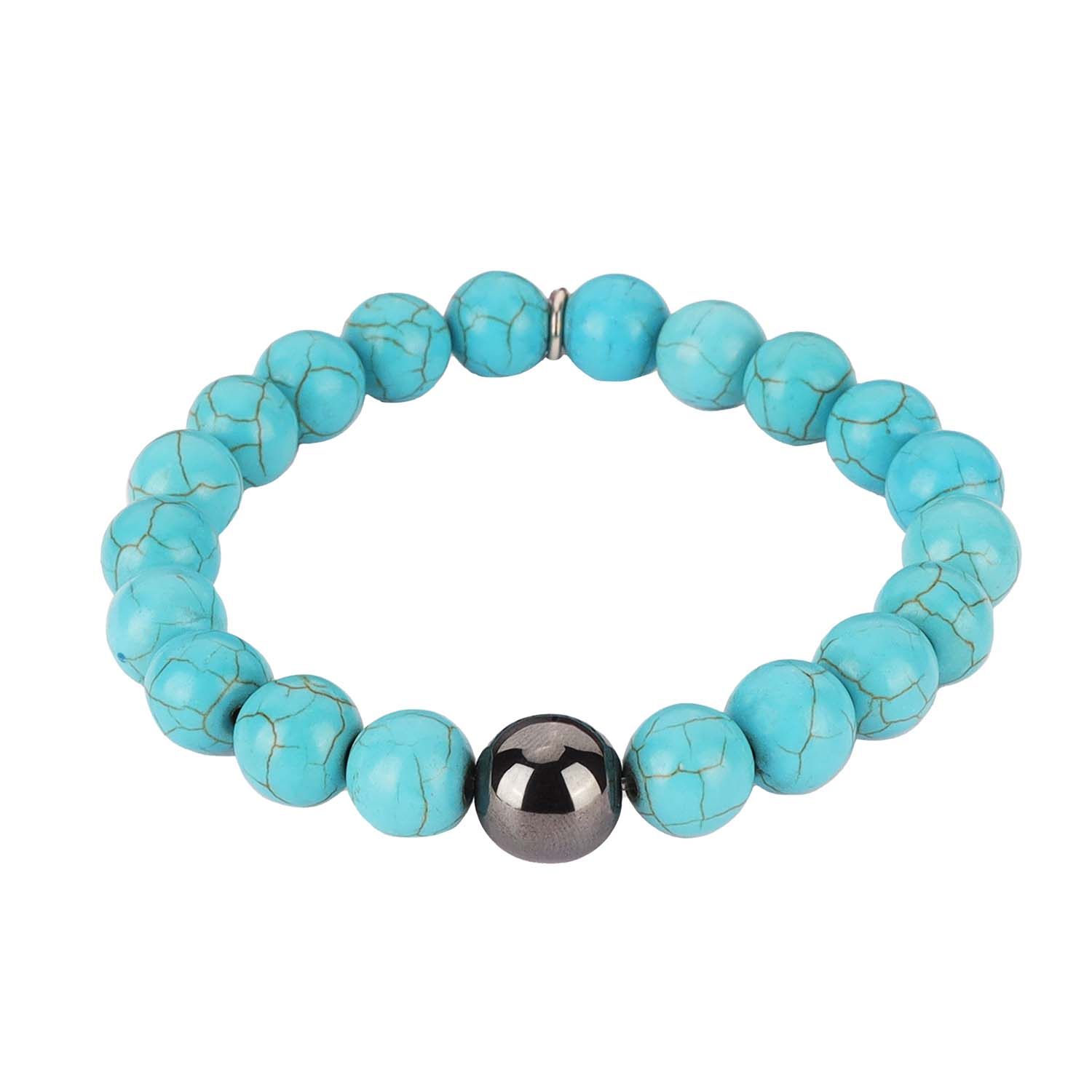 Bracelets for Men | Beaded Bracelet in Turquoise | Mens Jewelry | BuDhaGirl