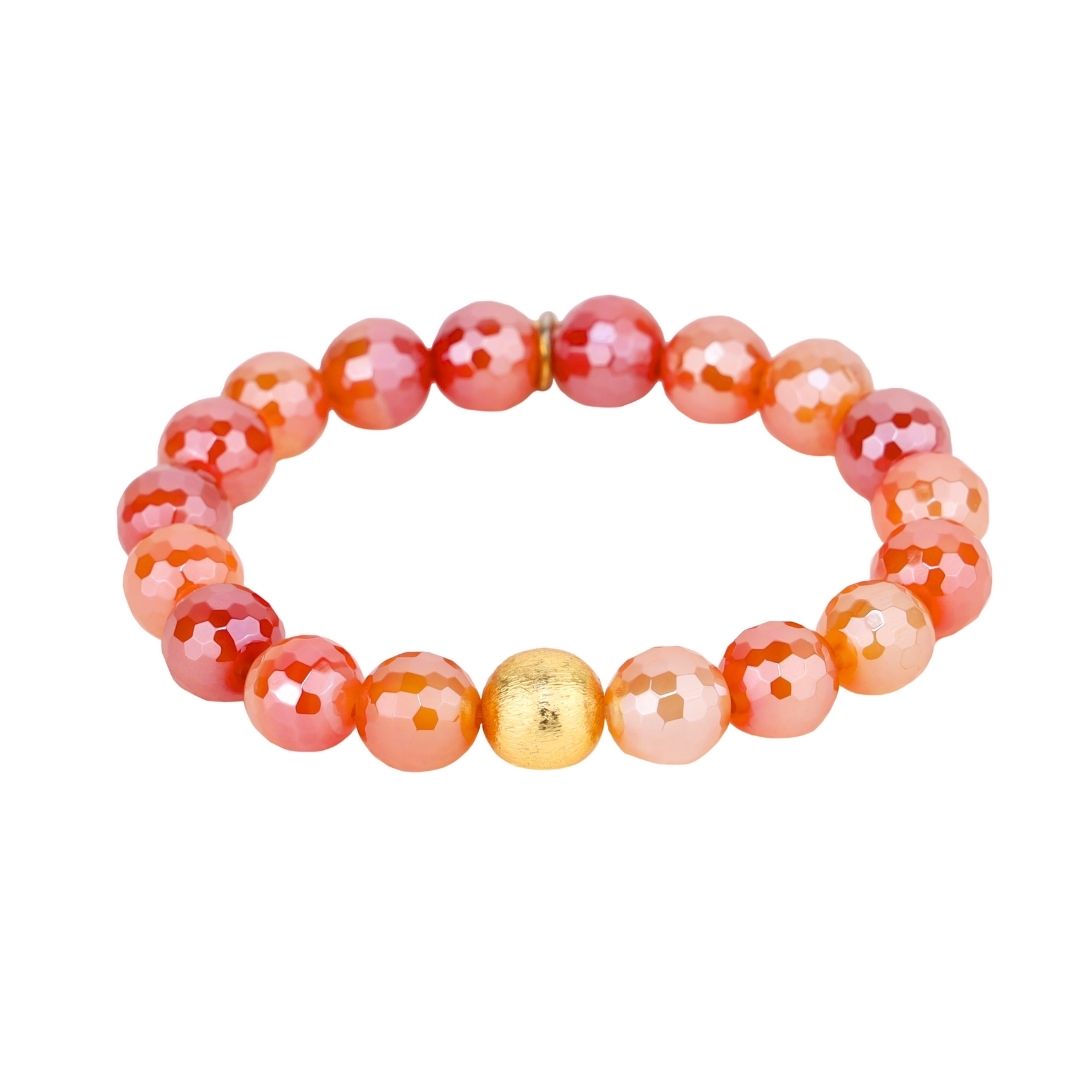 Flame Mélange Beaded Bracelet For Women | BuDhaGirl