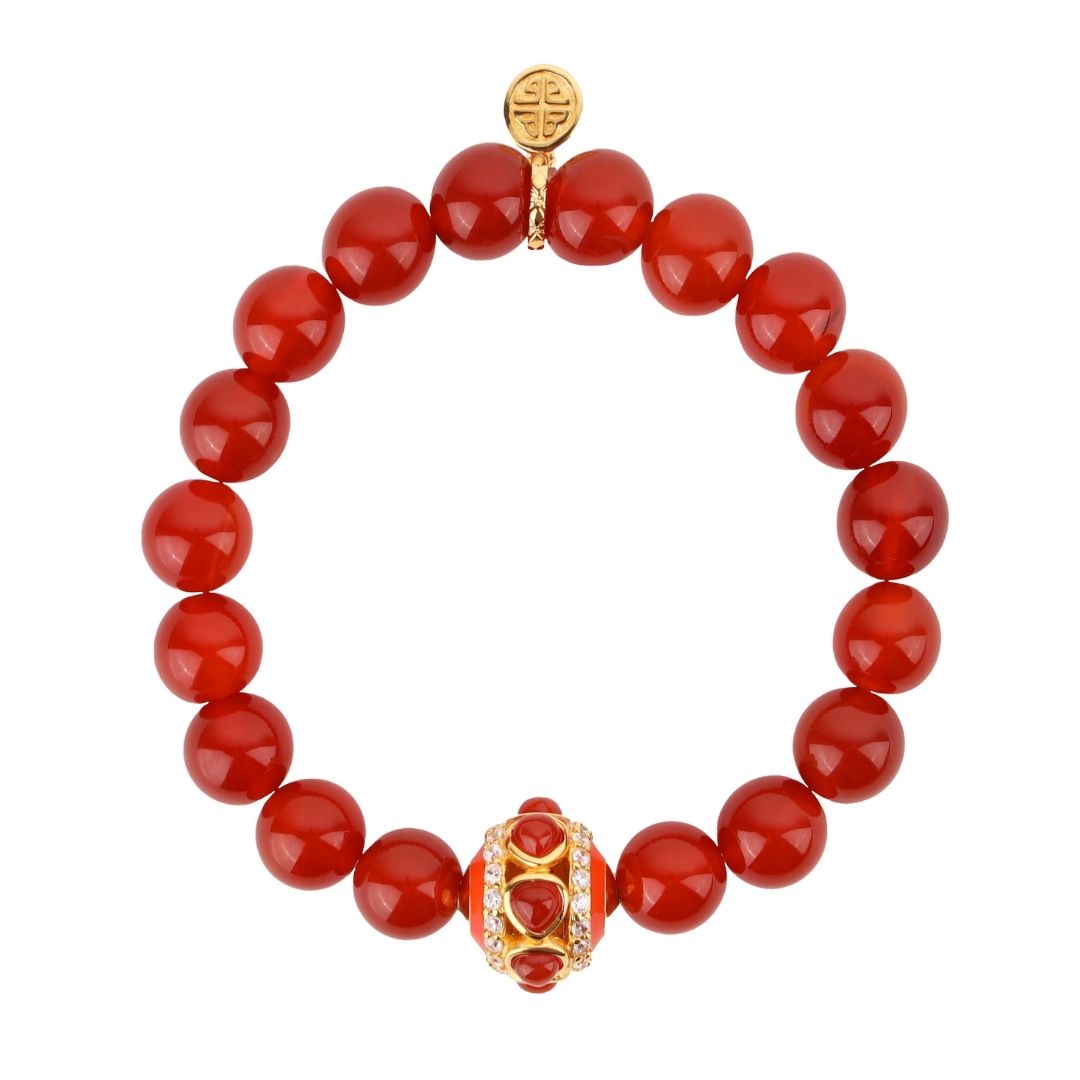 Spanish Angel Beaded Bracelet For Women - Flame | BuDhaGirl