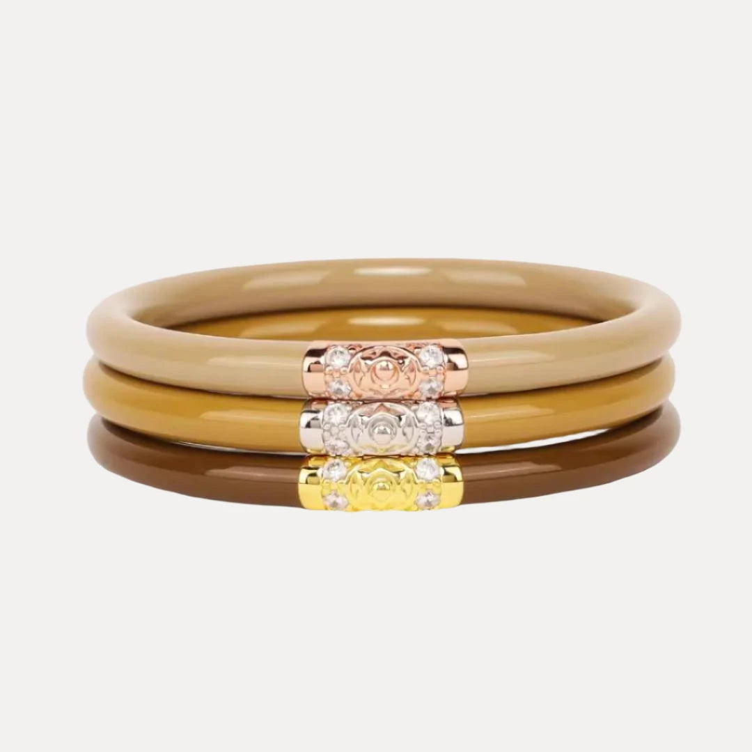 Three Kings All Weather Bangles® (AWB®) - Oro | Bangle Bracelets for Women | BuDhaGirl