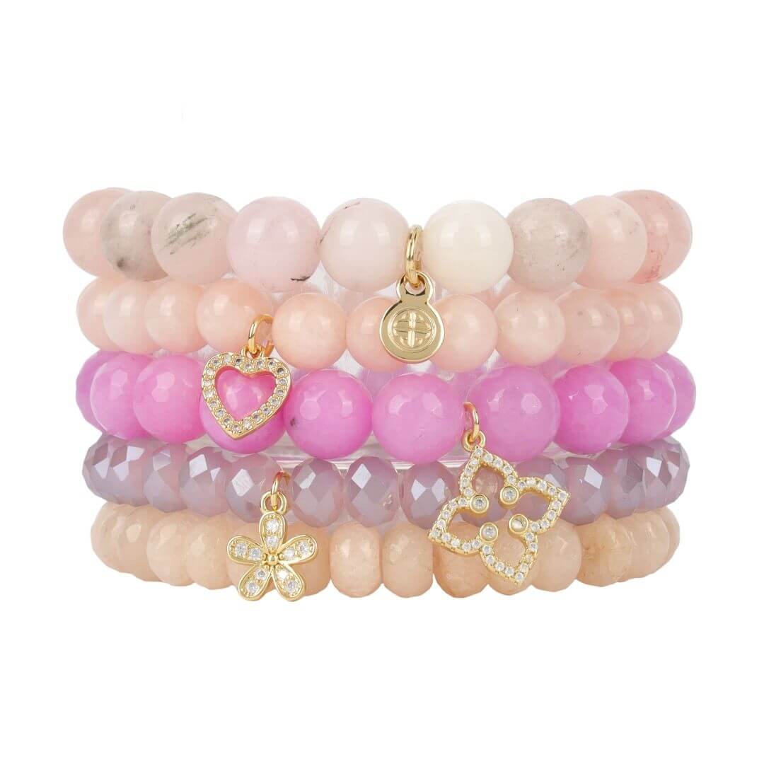 Chamonix - Crystal Beaded Multi Bracelet Set | BuDhaGirl